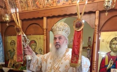 Mitropoliti Nathanail kreu Liturgjinë në Manastirin e Shën Dhimitrit