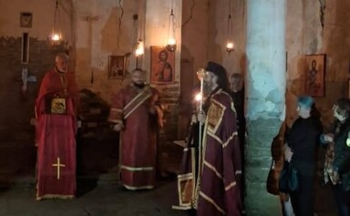 Mbrëmësorja e Shën Dhimitrit u kremtua në kishën e Drobonikut në Berat