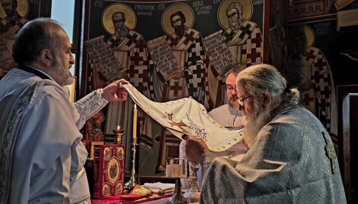 Arkimandriti, Atë Theologu kryesoi Liturgjinë në Seminarin e Nishit