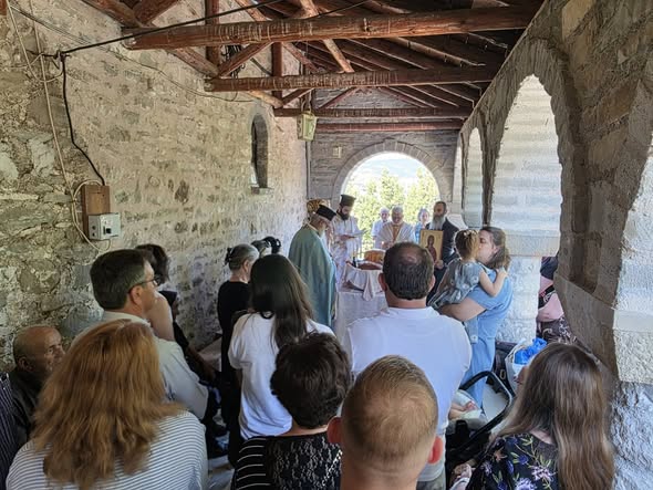 Mitropoliti Nathanail kremtoi Shën Marinën në Kulluricë të Finiqit - photo 1