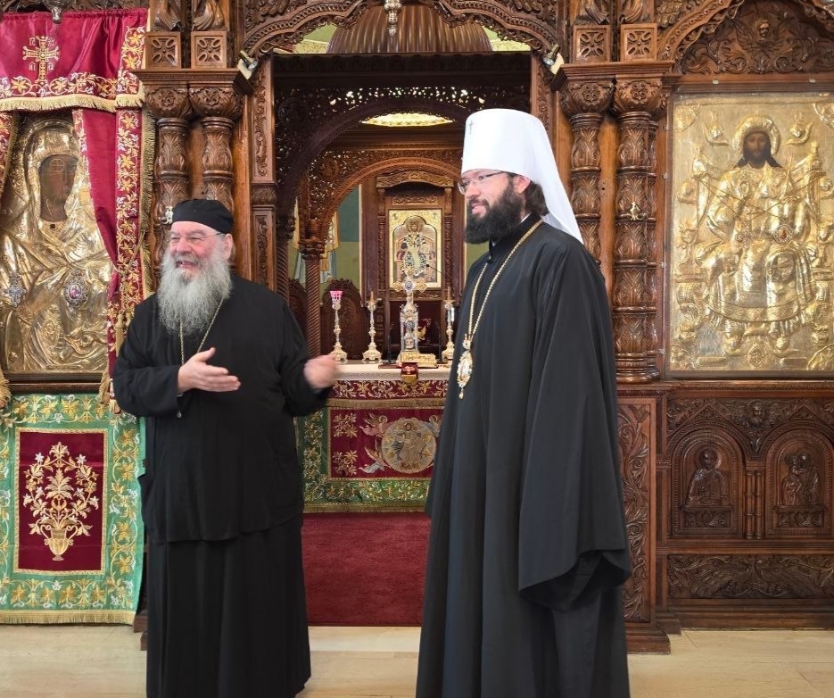 Mitropoliti Andon i Vollokolamskut viziton Mitropolinë e Morfut në Qipro - photo 1
