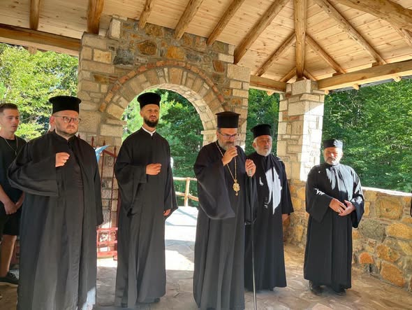 Liturgji e parë në kishën e re të Shën Marinës në Qorez, Shpat - photo 1