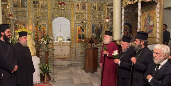 Kryepiskopi Joan në Imbros për 65-vjetorin e Patriarkut Vartholome - photo 2