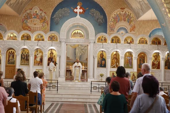 Kisha e Shqipërisë kremton Fjetjen e Hyjlindëses Mari - photo 4