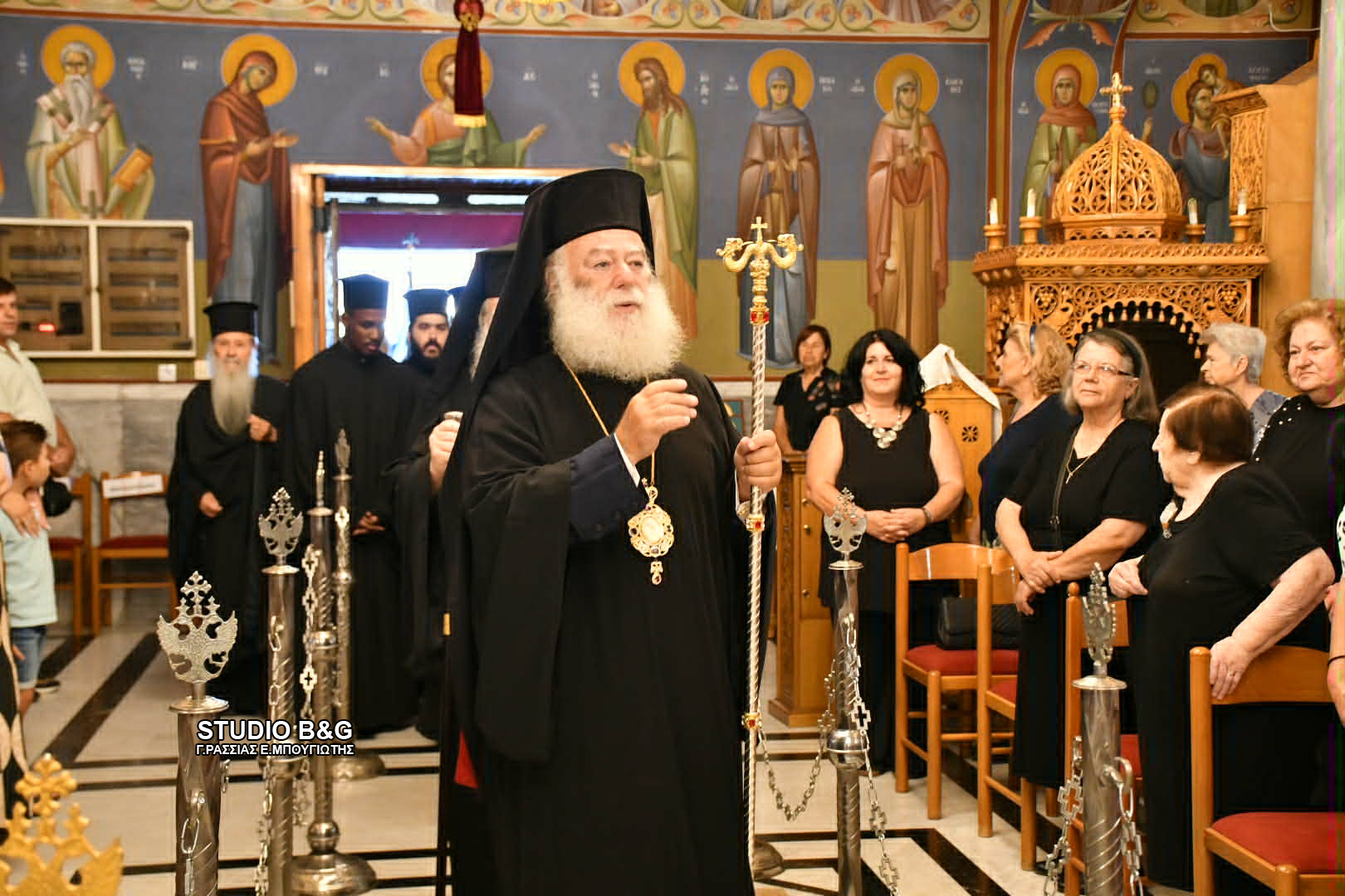 Patriarku i Aleksandrisë viziton Nea Kio të Argolidas - photo 14