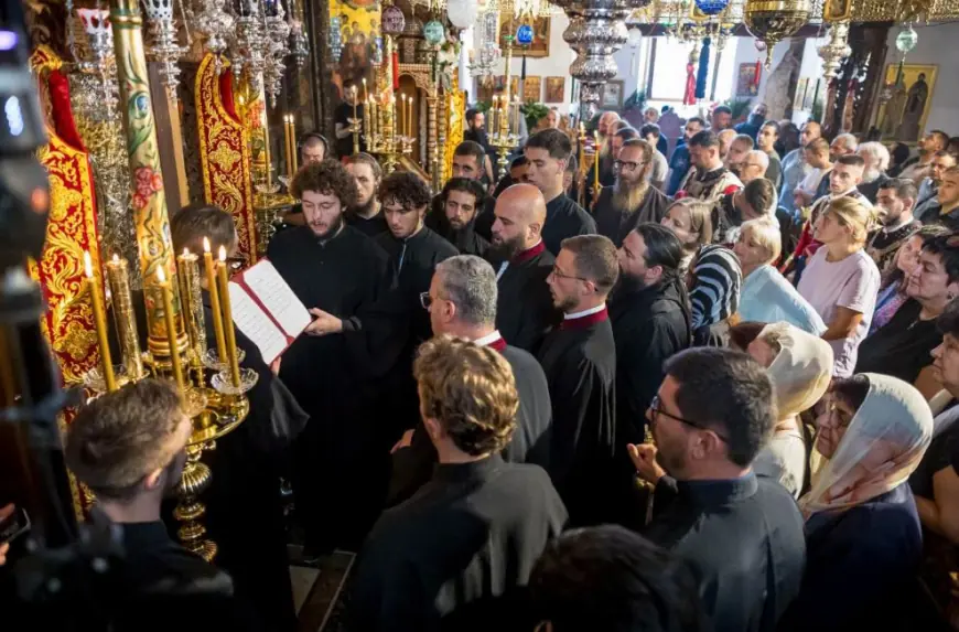 Kori bizantin shqiptar “Shën Joan Kukuzeli” psalmodon në panairin e Bigorskit - photo 2