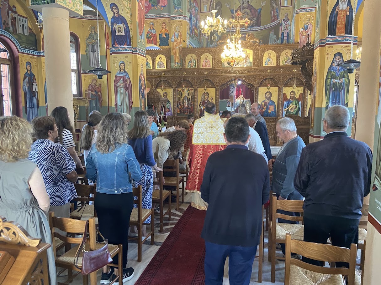 Meshë  në Manastirin e Boboshticës, Korçë, para festës së Lartësimit Kryqit - photo 1