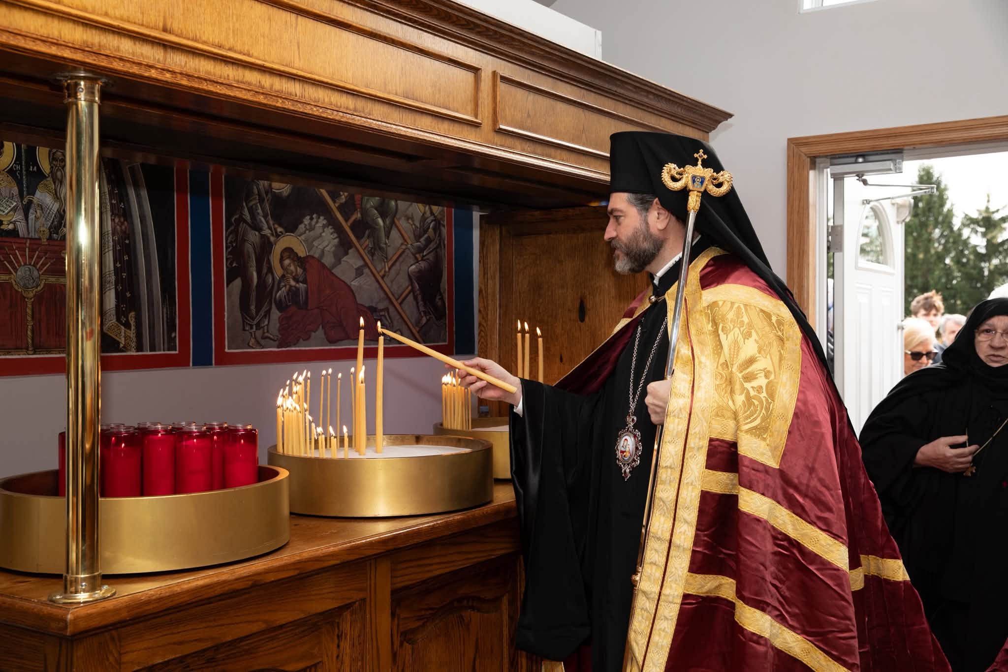 Kryepeshkopi Apostolos vizitoi manastirin e Shën Kozma Etolosit në Bolton - foto 5