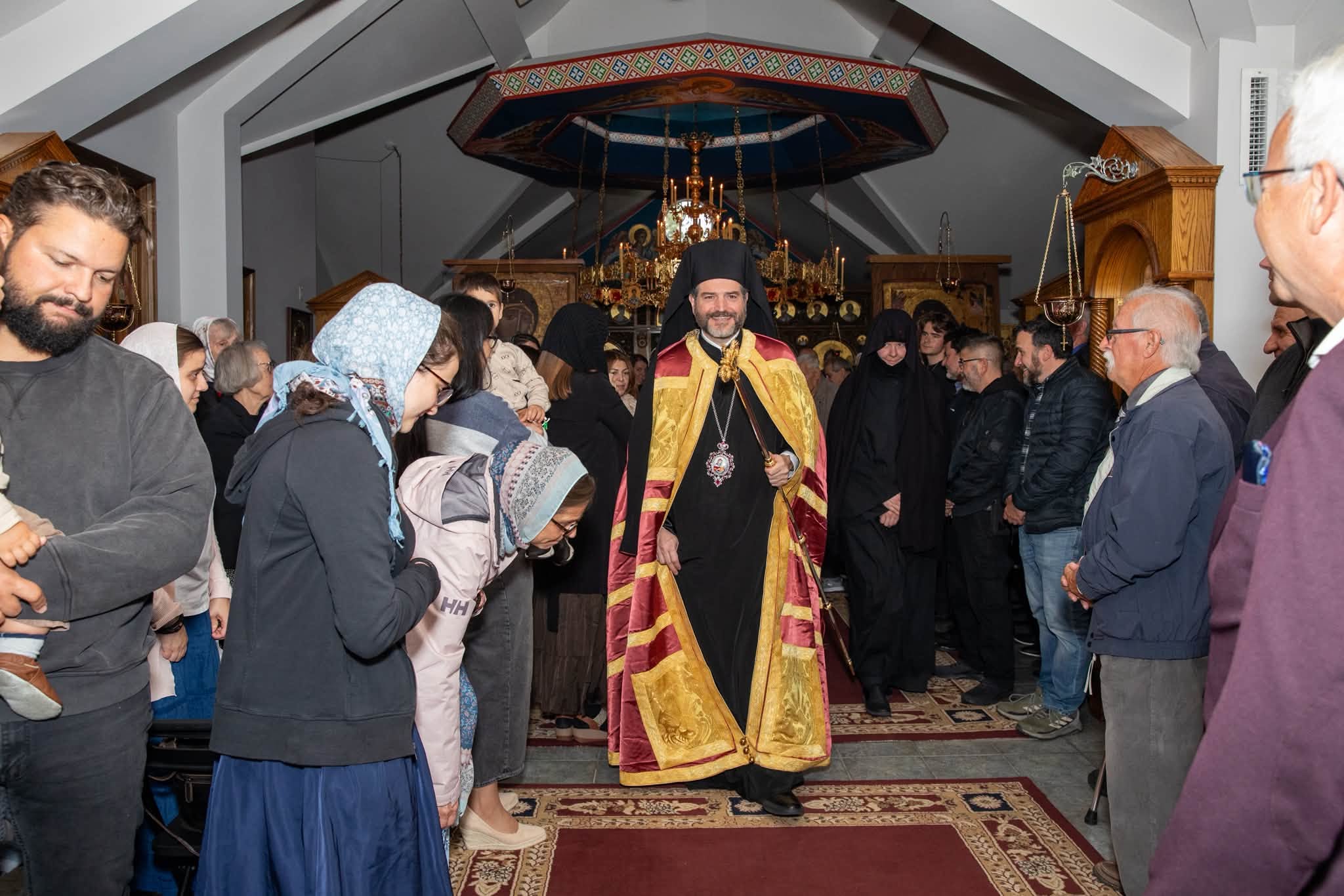 Kryepeshkopi Apostolos vizitoi manastirin e Shën Kozma Etolosit në Bolton - foto 8