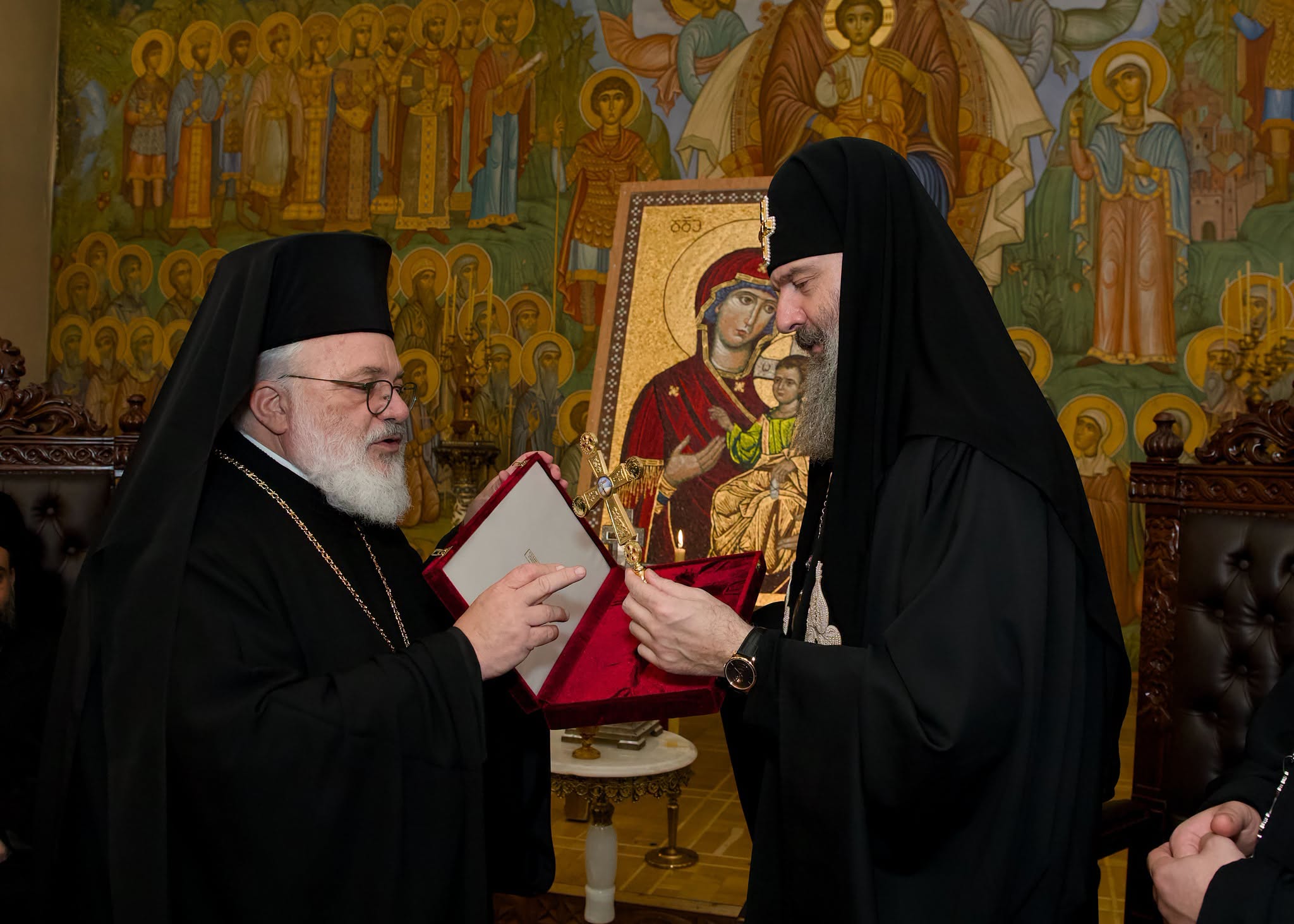 Patriarku Shio III priti përfaqësues të Kishave Ortodokse në Tbilisi - foto 3