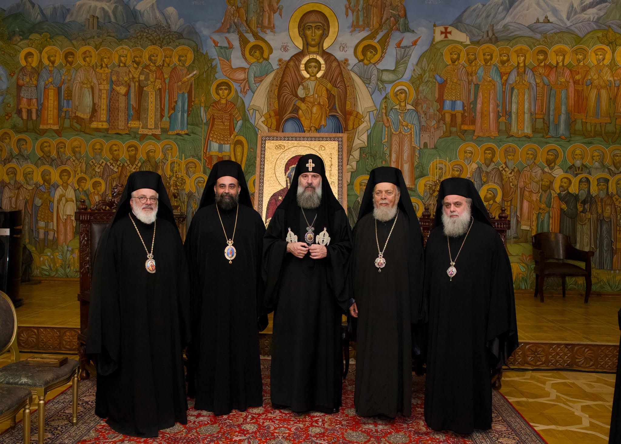 Patriarku Shio III priti përfaqësues të Kishave Ortodokse në Tbilisi - foto 4