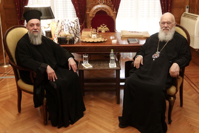 Kryepiskopi Jeronim priti disa hierarkë në Kryepiskopatë të Athinës - foto 2