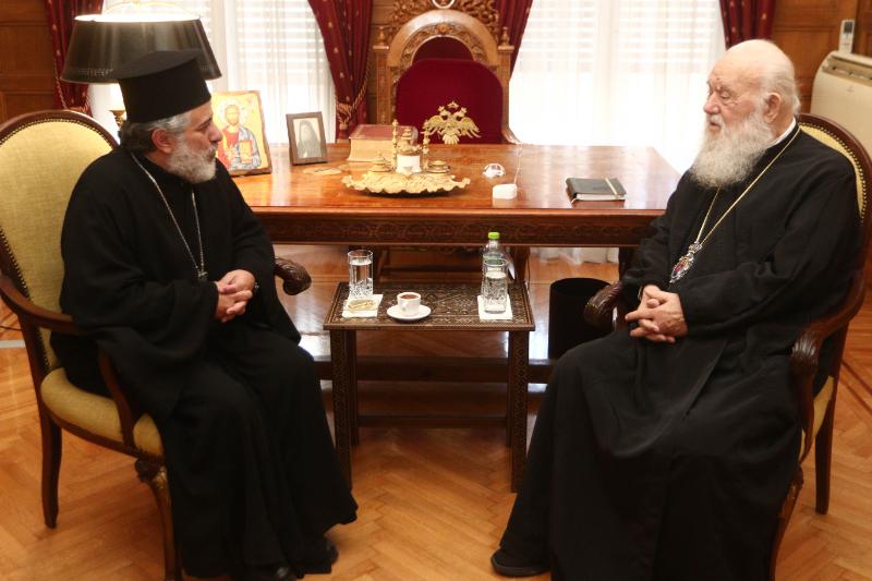Kryepiskopi Jeronim priti disa hierarkë në Kryepiskopatë të Athinës - foto 3