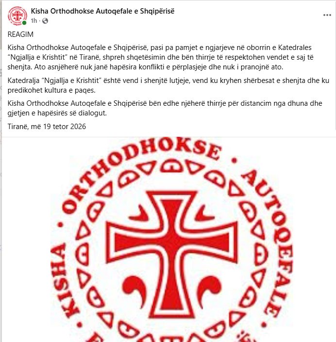 Reagimi i KOASH në Facebook