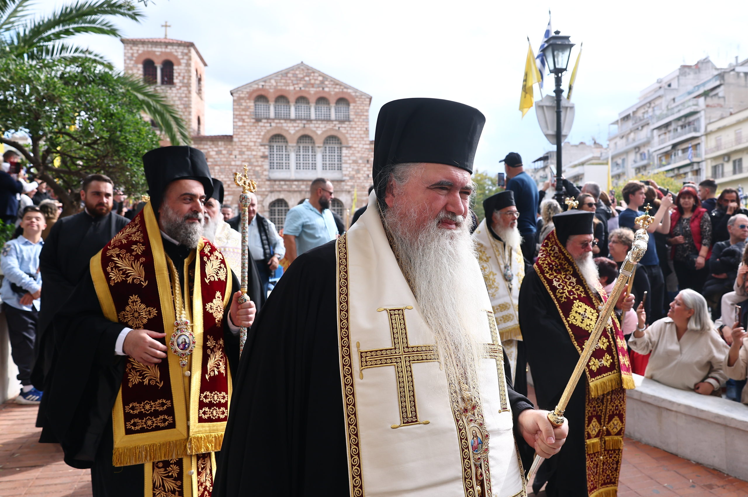Litani e lipsaneve të Shën Dhimitrit u mbajt në Selanik - foto 4