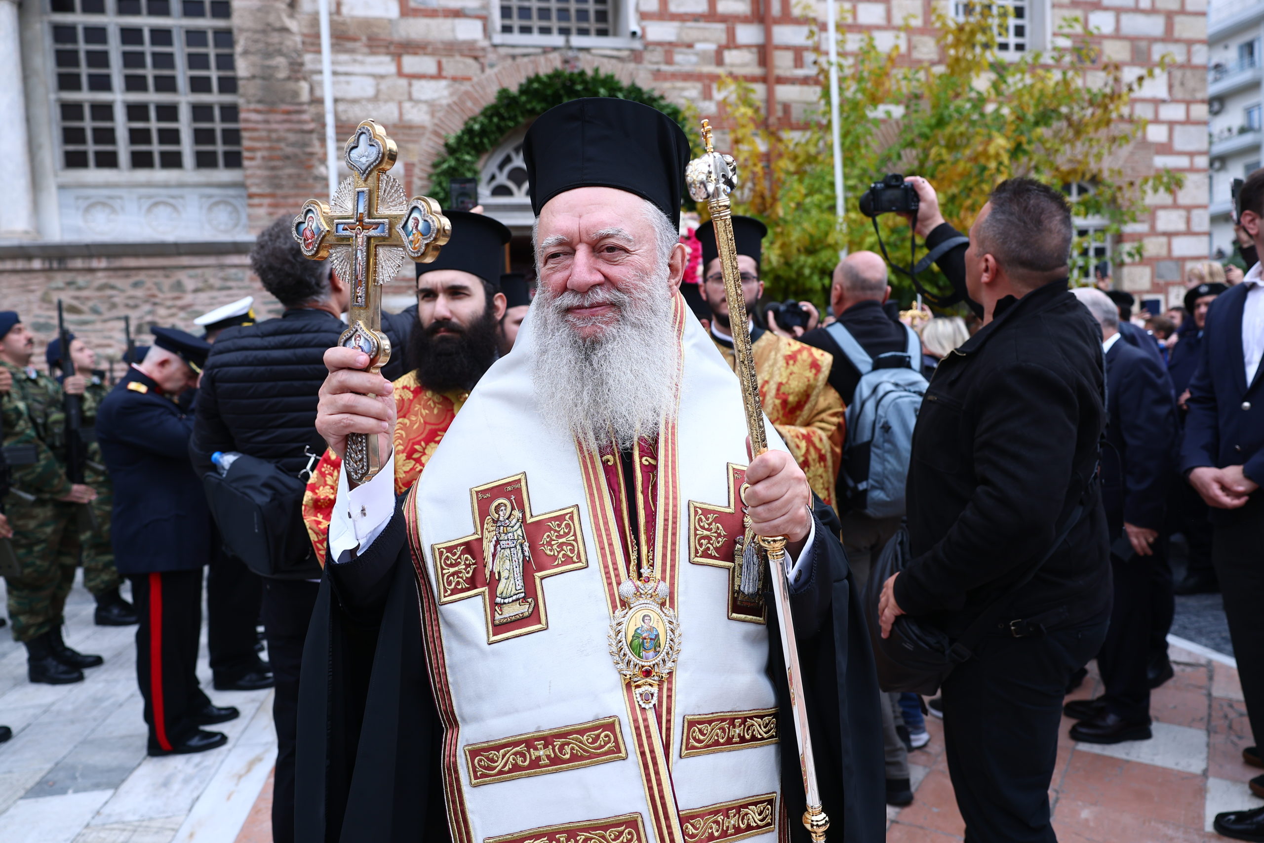 Litani e lipsaneve të Shën Dhimitrit u mbajt në Selanik - foto 6