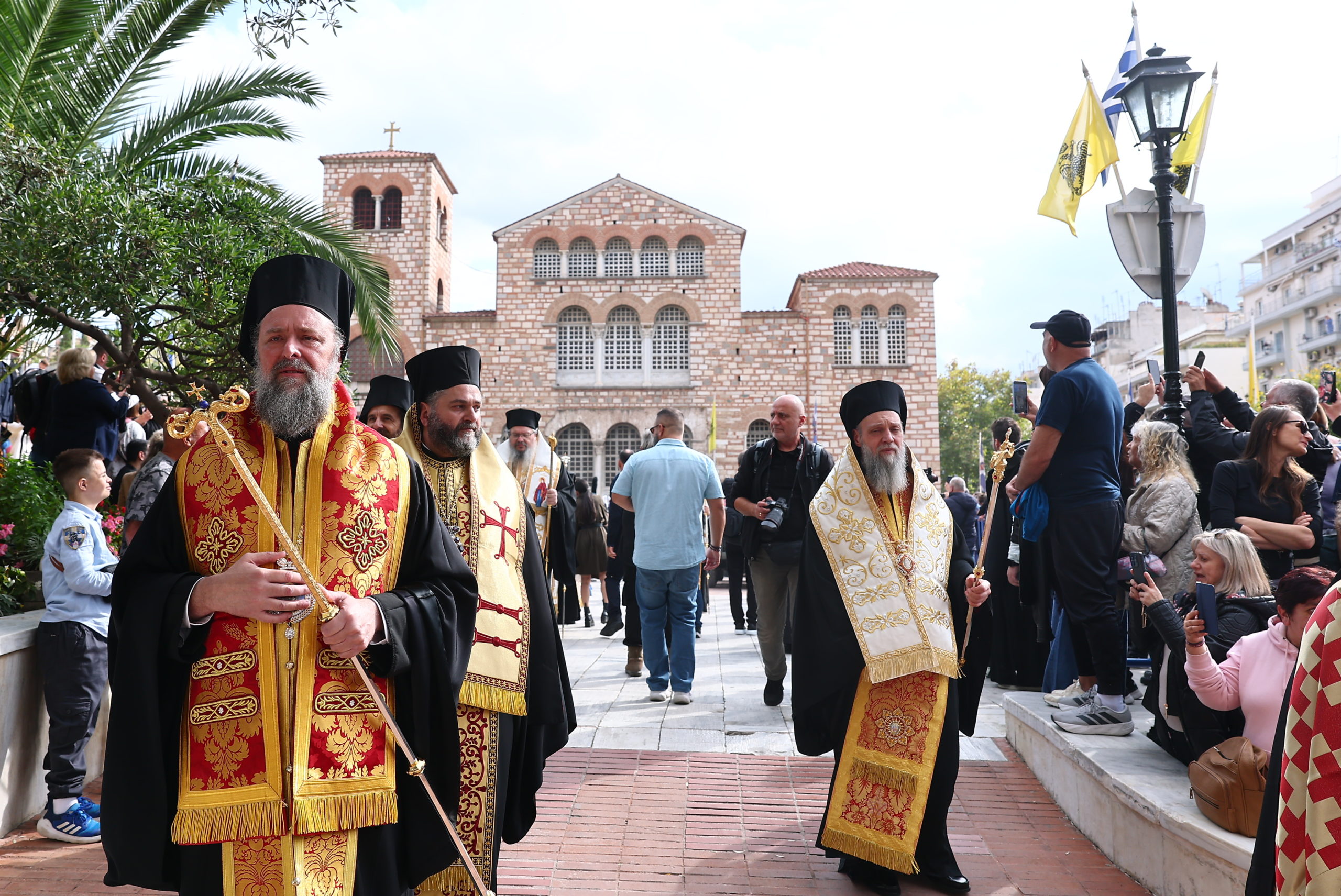Litani e lipsaneve të Shën Dhimitrit u mbajt në Selanik - foto 7
