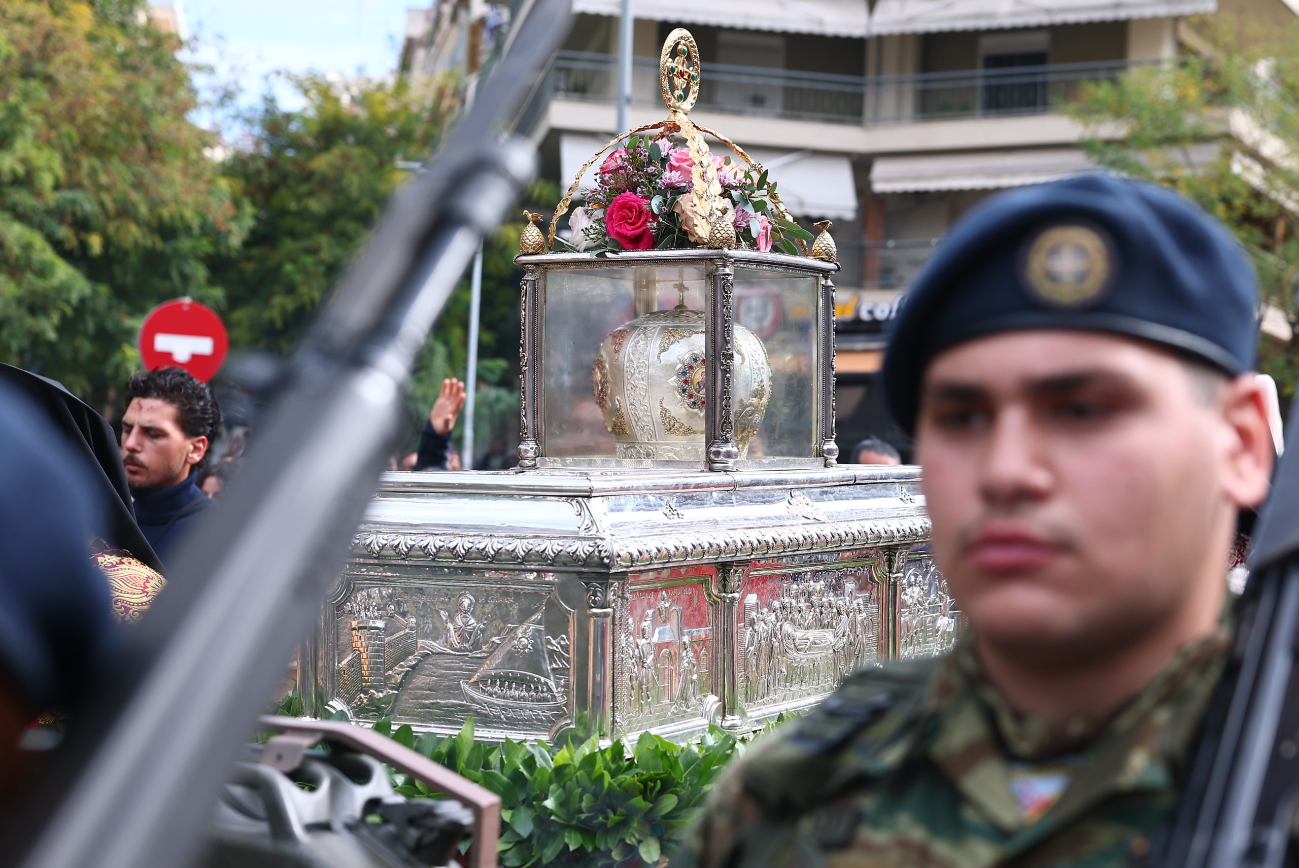 Litani e lipsaneve të Shën Dhimitrit u mbajt në Selanik - foto 14