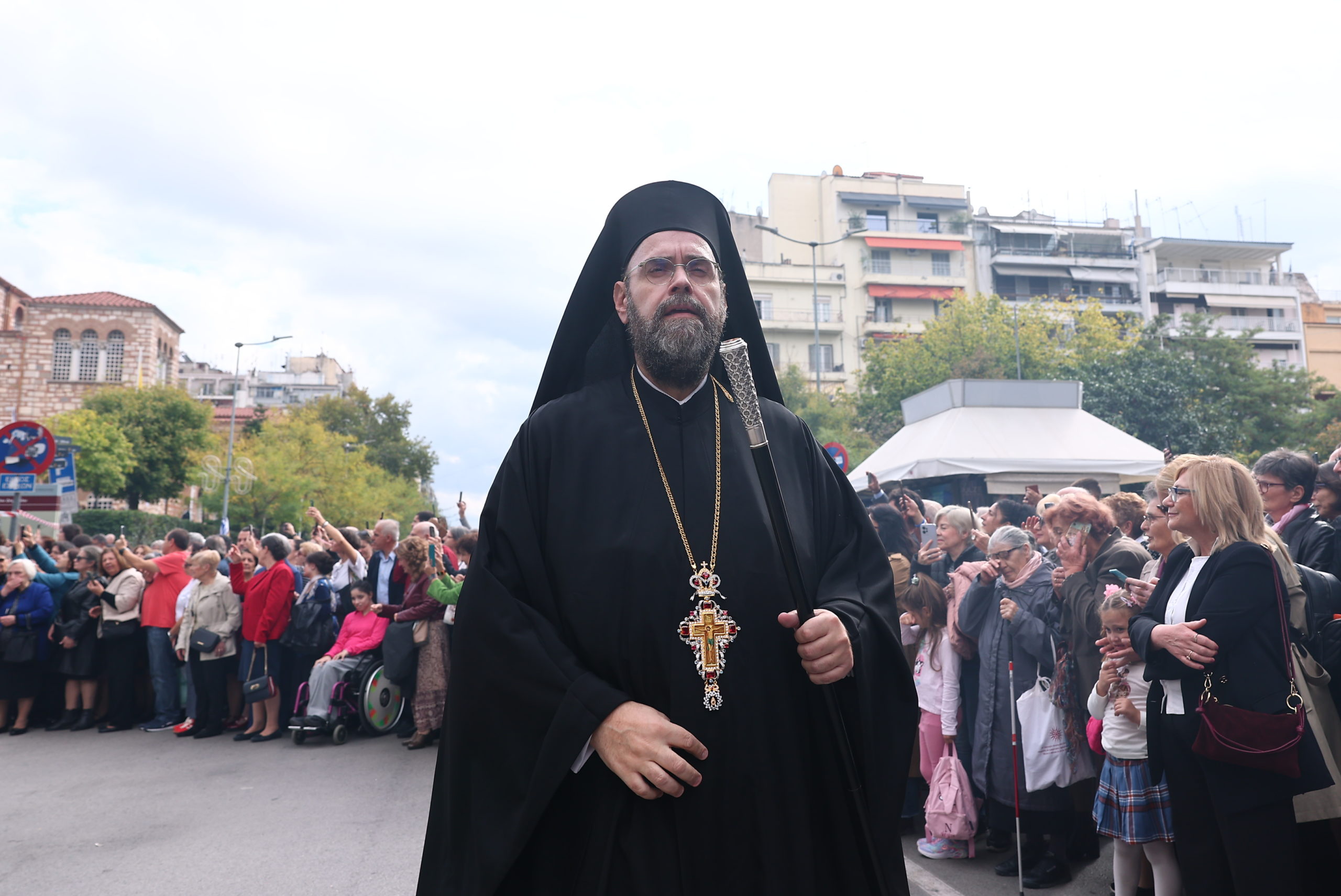 Litani e lipsaneve të Shën Dhimitrit u mbajt në Selanik - foto 15